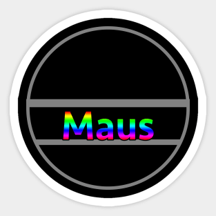 Maus Sticker